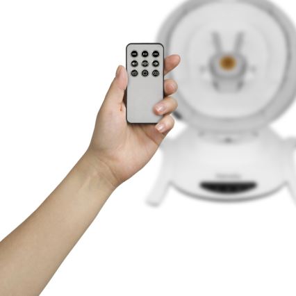 Lionelo - Dečija ljuljaška sa melodijom BELLA Grey Concrete + daljinski upravljač