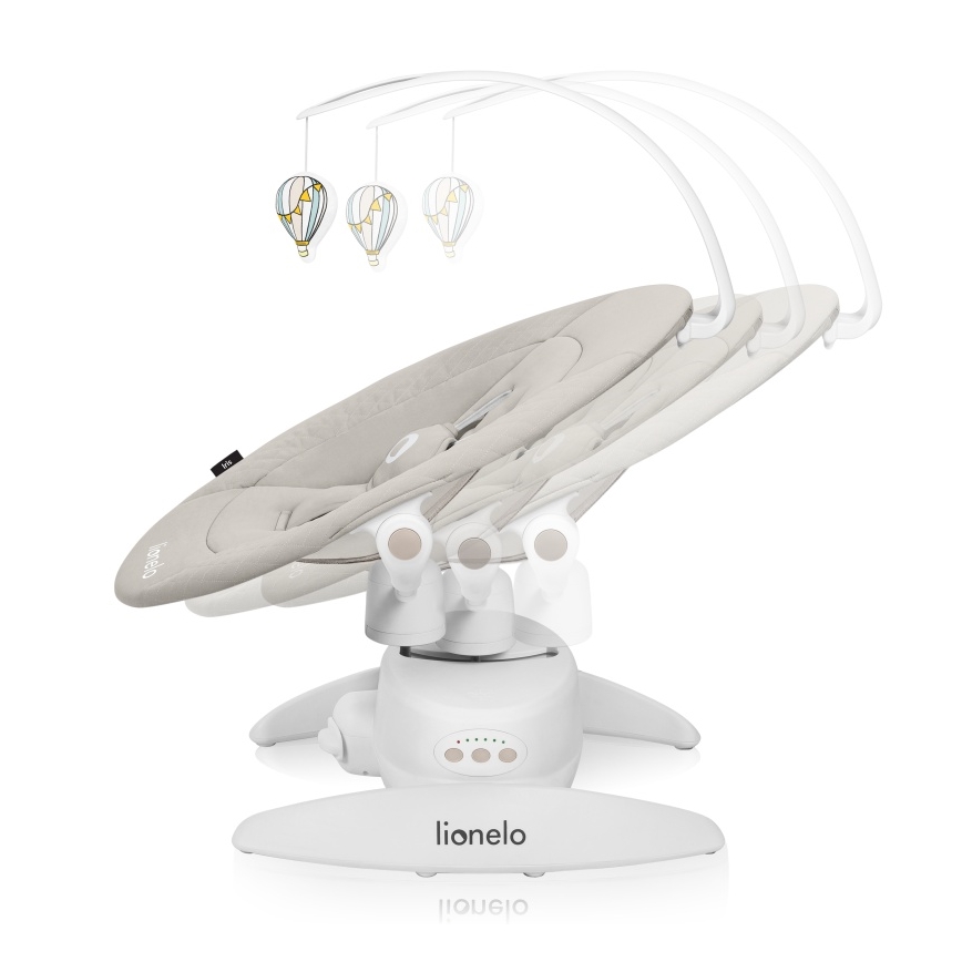 Lionelo - Dečija ljuljaška sa melodijom IRIS 4xAA bež pesak