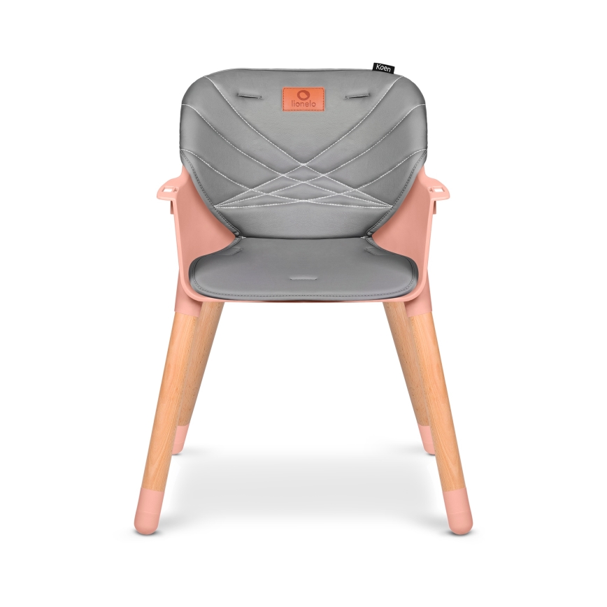 Lionelo - Dečija stolica za hranjenje 2u1 KOEN Pink Rose