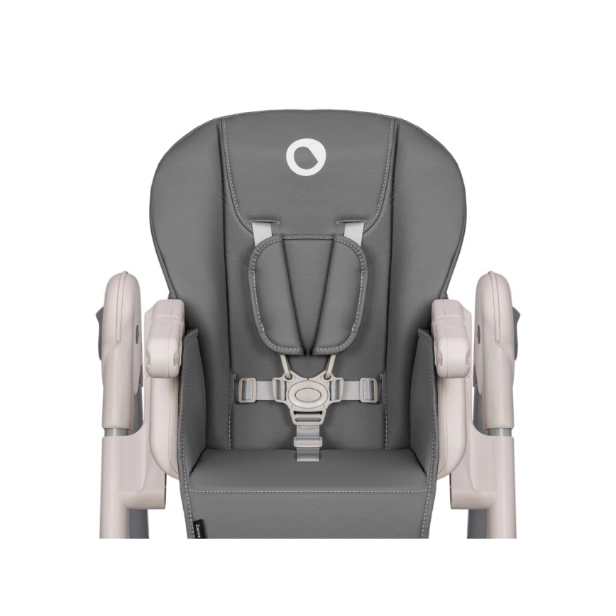 Lionelo - Dečija stolica za hranjenje ZANNA siva