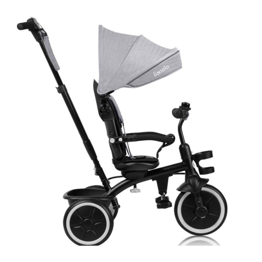 Lionelo - Dečija trokolica BERRY Grey Stone