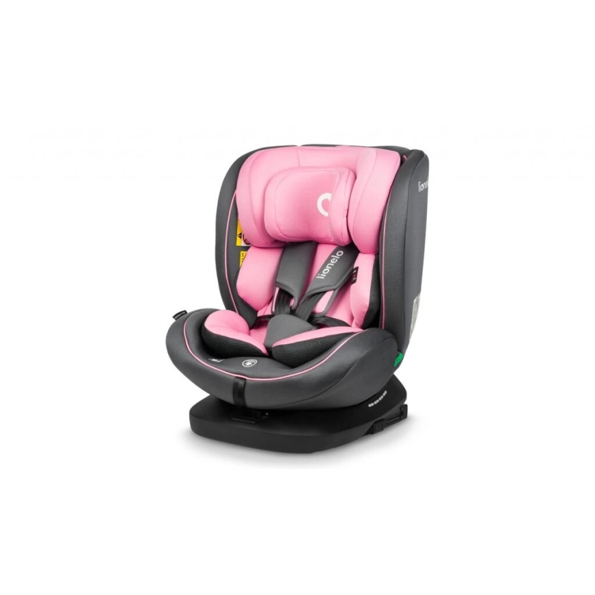 Lionelo - Dečije auto-sedište BASTIAAN i-Size 40-150 cm sivo/ružičasto