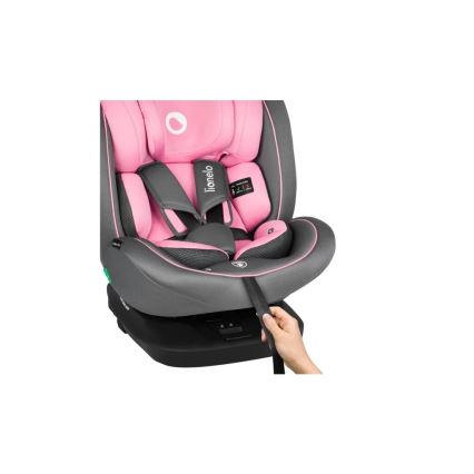 Lionelo - Dečije auto-sedište BASTIAAN i-Size 40-150 cm sivo/ružičasto