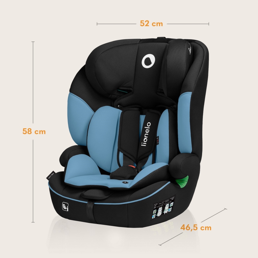Lionelo - Dečije auto-sedište LEVI i-Size 76-150 cm Blue Cobalt