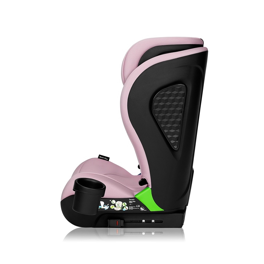 Lionelo - Dečije auto sedište NEAL i-Size 100-150 cm roze-lila
