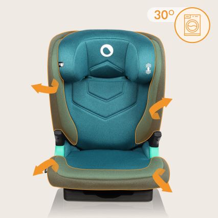 Lionelo - Dečije auto-sedište NEAL i-Size 100-150 cm tirkizno-zelena
