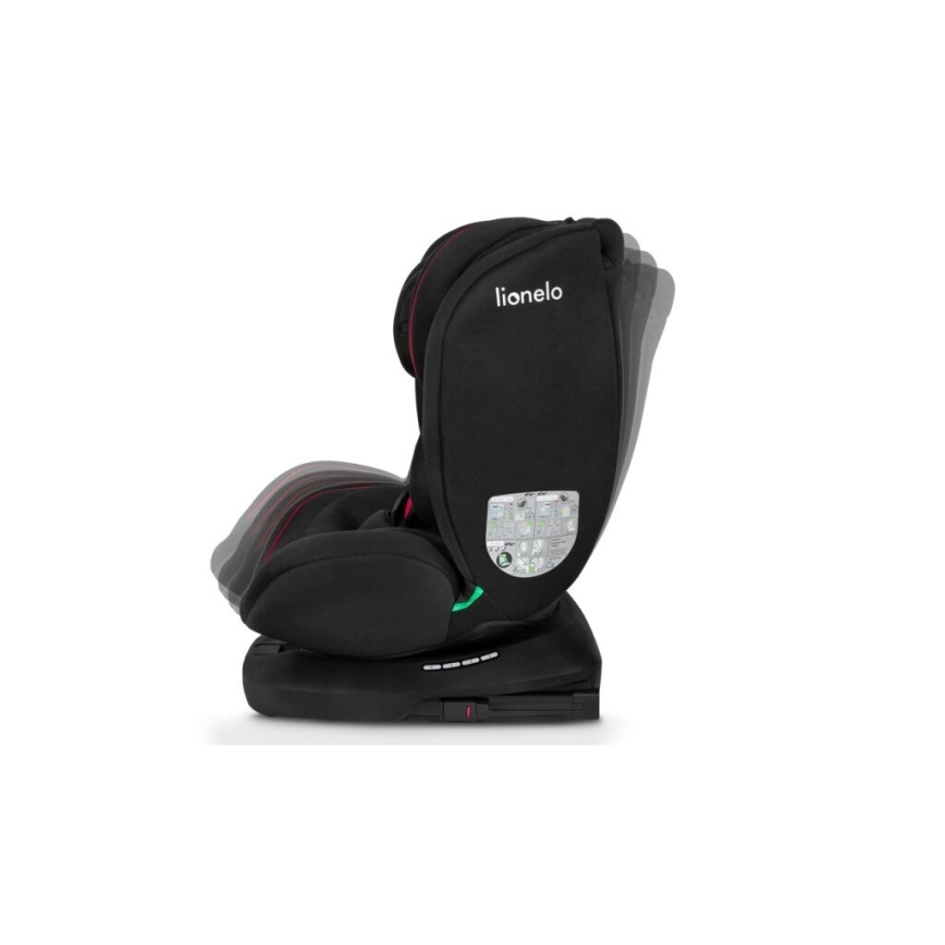 Lionelo - Dečije autosedište BASTIAAN i-Size 40-150 cm crno/crveno