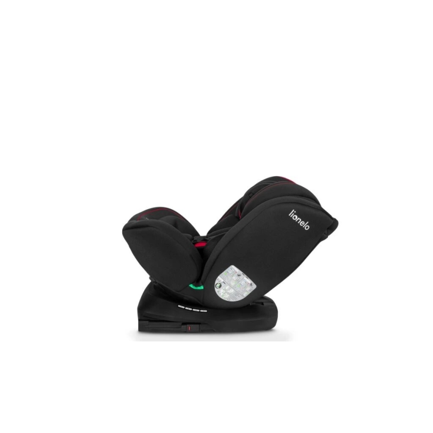 Lionelo - Dečije autosedište BASTIAAN i-Size 40-150 cm crno/crveno
