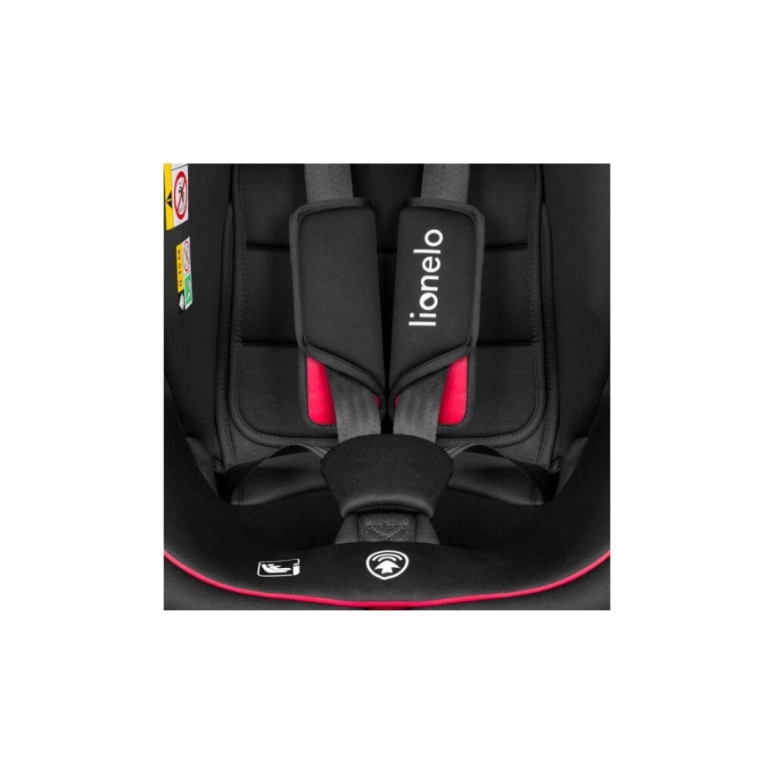 Lionelo - Dečije autosedište BASTIAAN i-Size 40-150 cm crno/crveno