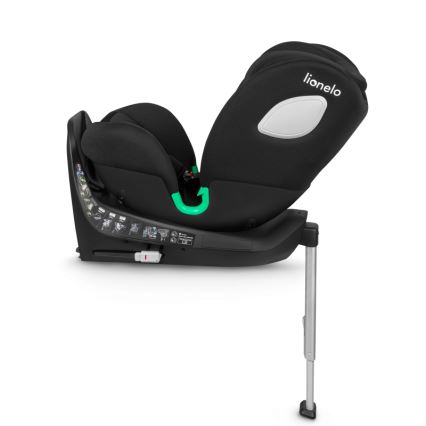 Lionelo - Dečije rotirajuće auto-sedište sa bazom BRAAM i-Size 40-150 cm Crni karbon