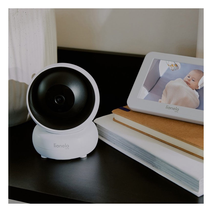 Lionelo - Dečiji bebi-fon sa monitorom BABYLINE 8.3 5V 3600 mAh