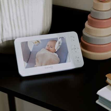 Lionelo - Dečiji bebi-fon sa monitorom BABYLINE 8.3 5V 3600 mAh