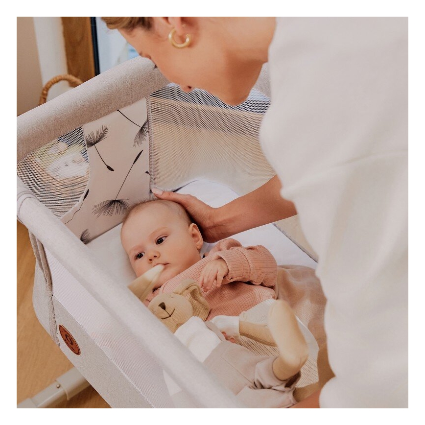 Lionelo - Dečiji krevetac 3u1 AURORA siva