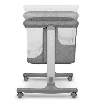 Lionelo - Dečiji krevetac 3u1 AURORA tamno siva