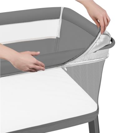 Lionelo - Dečiji krevetac 5u1 THOMI PLUS Sivi Beton