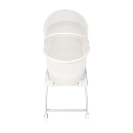 Lionelo - Dečiji krevetac sa vagom CORAL White