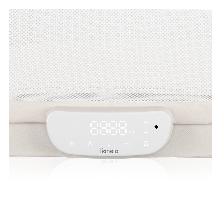 Lionelo - Dečiji krevetac sa vagom CORAL White