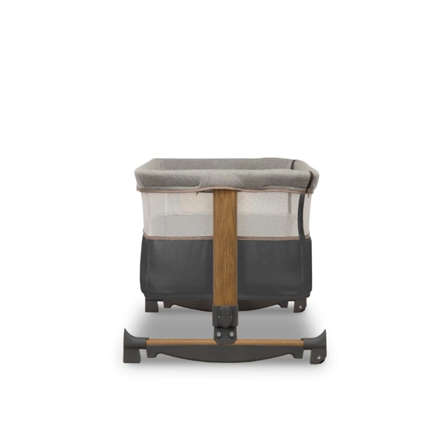 Lionelo - Dečiji krevetić 3u1 LEONIE siva/crna