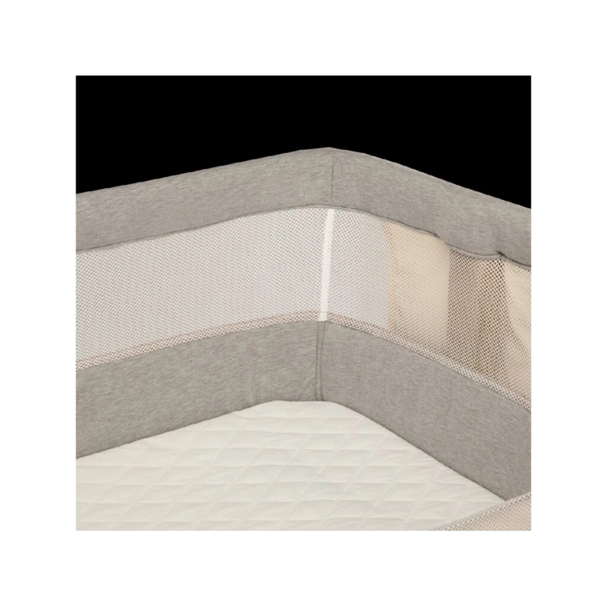 Lionelo - Dečiji krevetić 3u1 LEONIE siva/crna