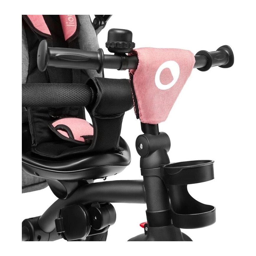 Lionelo - Dečiji tricikl TRIS ružičasta/siva