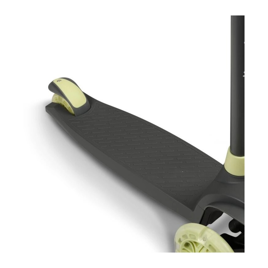 Lionelo - Dečiji trotinet JESSY 3xAA siva/zelena