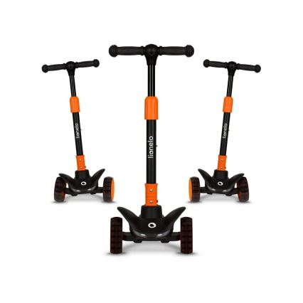 Lionelo - Dečiji trotinet TIMMY 3xAA narandžasta/crna