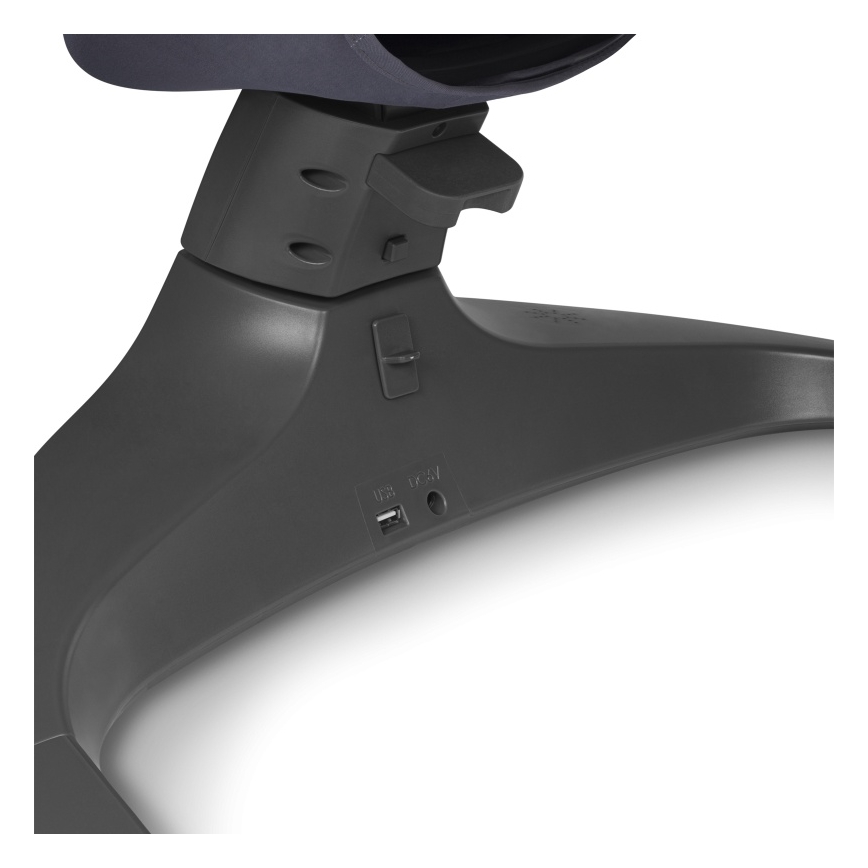 Lionelo - Dečja ljuljačka sa melodijom RALF 4xAA sivo-bela + daljinski upravljač