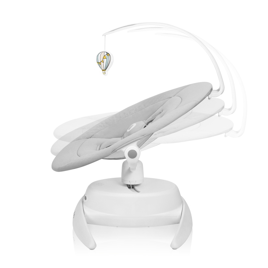 Lionelo - Dečja ljuljaška sa melodijom IRIS Grey Concrete