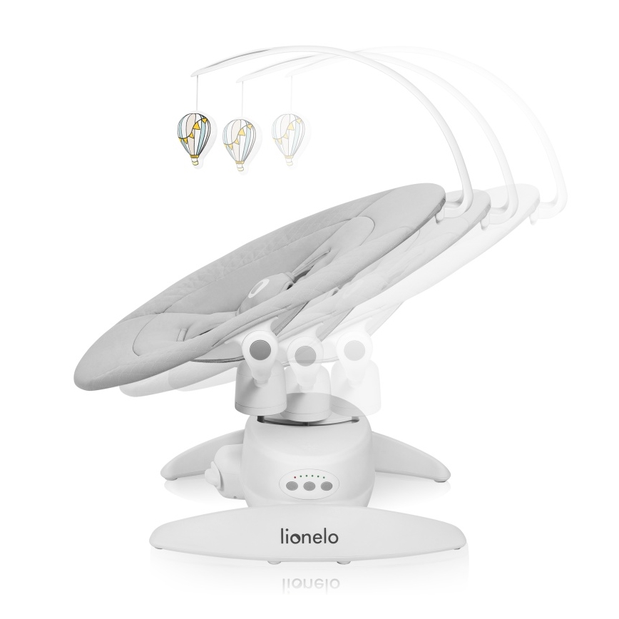 Lionelo - Dečja ljuljaška sa melodijom IRIS Grey Concrete