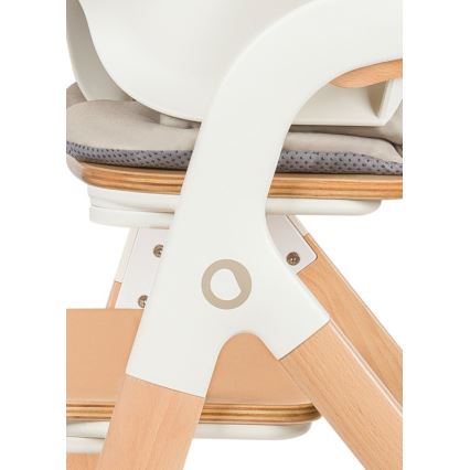 Lionelo - Dečja stolica za hranjenje 3u1 MEGAN White Wood