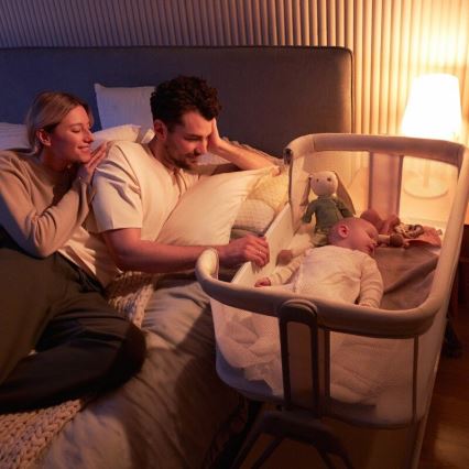 Lionelo - Dečji krevetac 2u1 LUNA siva