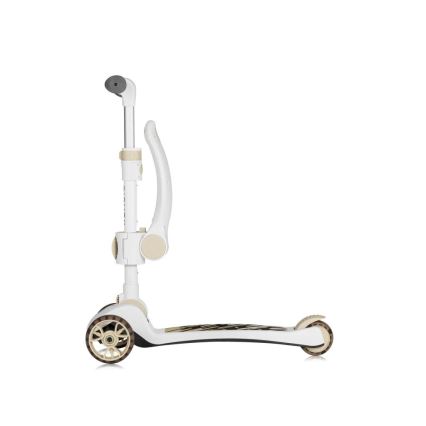 Lionelo - Dečji trotinet 2 u 1 FRANKY beli/bež