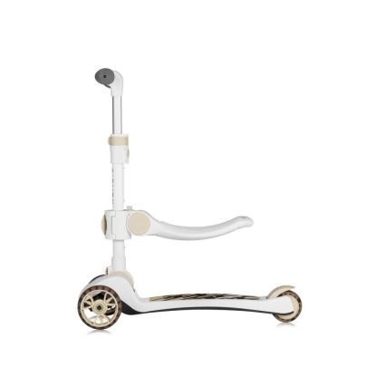 Lionelo - Dečji trotinet 2 u 1 FRANKY beli/bež