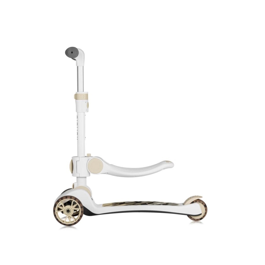 Lionelo - Dečji trotinet 2 u 1 FRANKY beli/bež