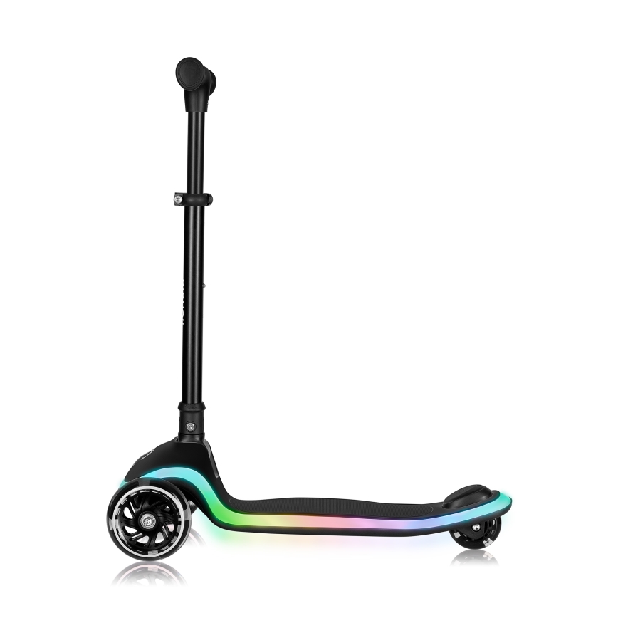 Lionelo - Dečji trotinet MEY 3xAAA Crni oniks