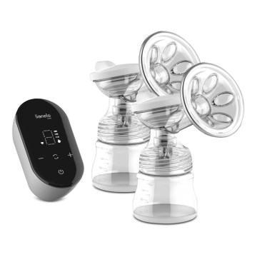 Lionelo - Električna punjiva dvostruka pumpa za izmlazavanje majčinog mleka TWEE GO 5V 1100 mAh 150 ml