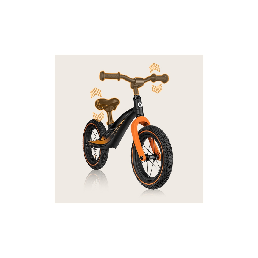 Lionelo - Guralica BART AIR crna/narandžasta