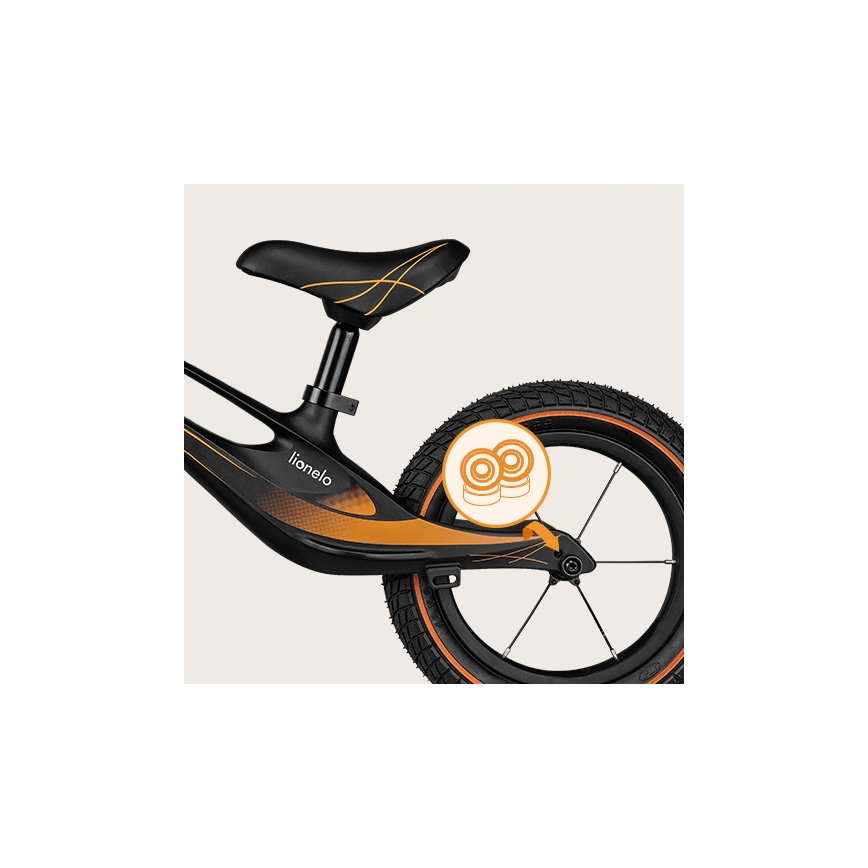 Lionelo - Guralica BART AIR crna/narandžasta