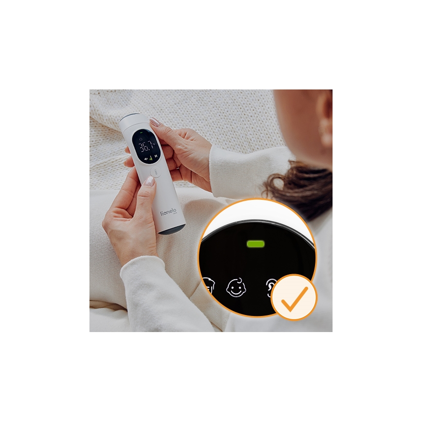 Lionelo - Infracrveni termometar FEVERSCAN 2xAAA