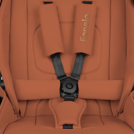 Lionelo - Kombinovana kolica 3u1 MIKA PLUS Brown Rust