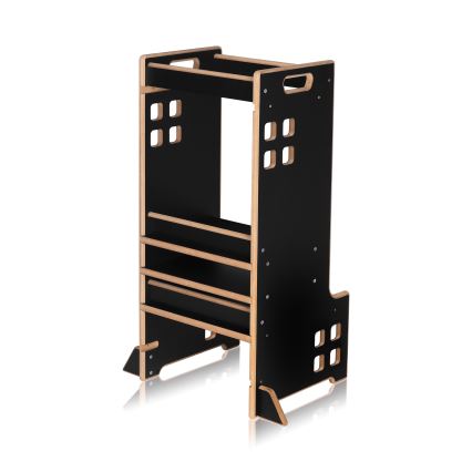 Lionelo - Kula za učenje CASS Crni oniks