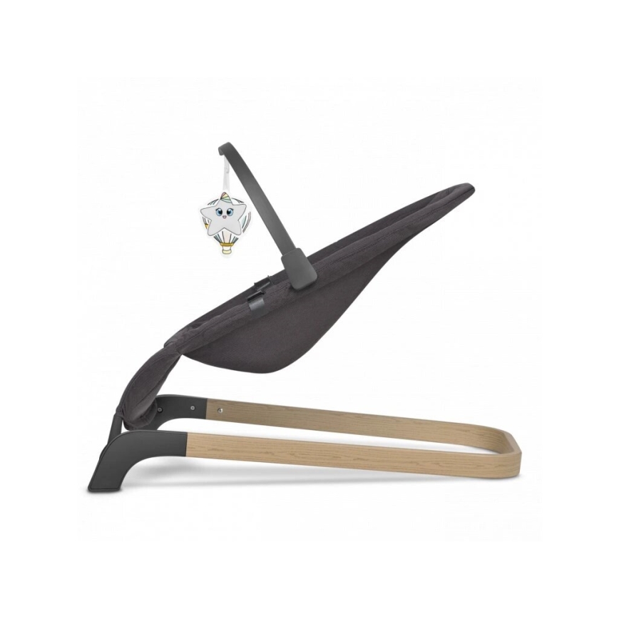 Lionelo - Ljuljaška za bebe JUNE, antracit