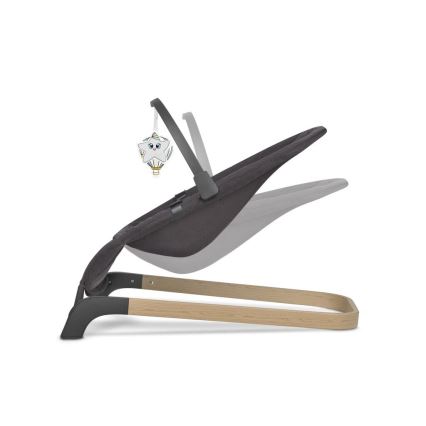 Lionelo - Ljuljaška za bebe JUNE, antracit