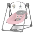 Lionelo - Ljuljaška za bebe OTTO 4xLR14 Pink Baby