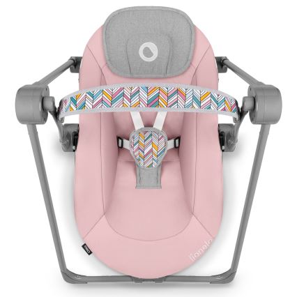 Lionelo - Ljuljaška za bebe OTTO 4xLR14 Pink Baby