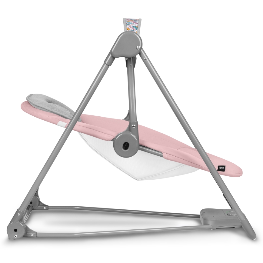 Lionelo - Ljuljaška za bebe OTTO 4xLR14 Pink Baby