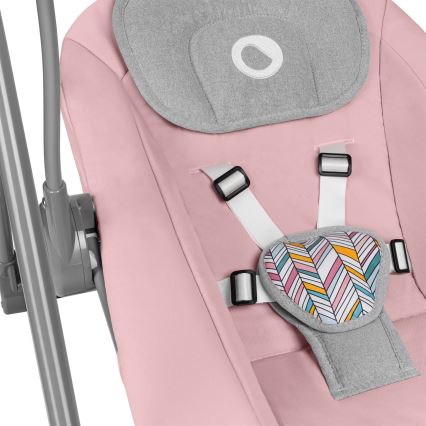 Lionelo - Ljuljaška za bebe OTTO 4xLR14 Pink Baby