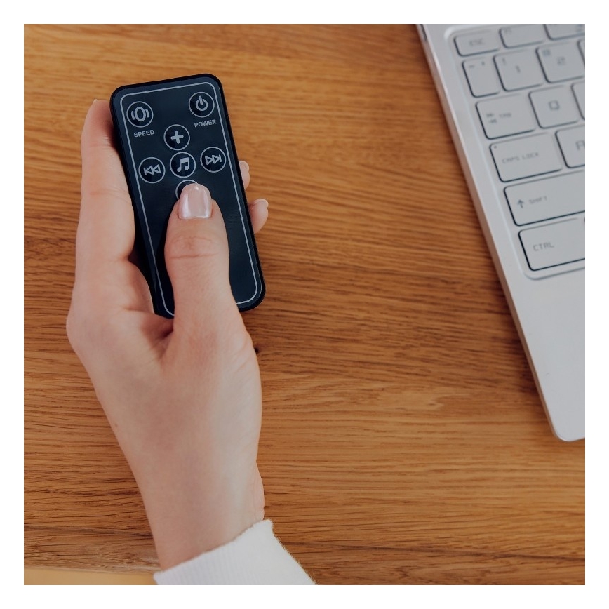 Lionelo - Ljuljaška za bebe sa melodijom RIO 4xC Bež Latte + daljinski upravljač