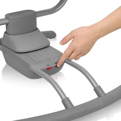 Lionelo - Ljuljaška za bebe sa melodijom RIO 4xC Bež Latte + daljinski upravljač