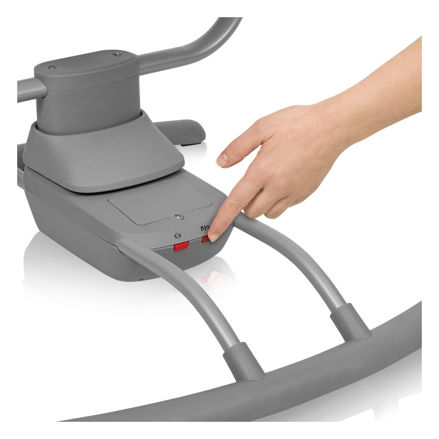 Lionelo - Ljuljaška za bebe sa melodijom RIO 4xC Bež Latte + daljinski upravljač